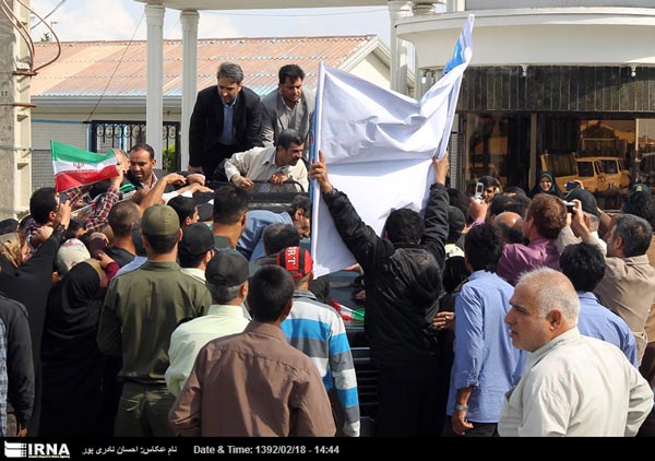 گزارش تصویری :سفر احمدی نژاد به مازندران