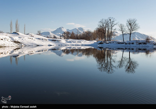 طبیعت زیبای زمستان در ارومیه