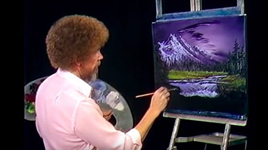 اطلاعات جالبی از زندگی باب راس؛ خالق «لذت نقاشی»