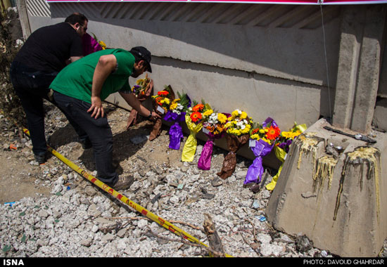 عکس: ادای احترام به قربانیان «ایران 140»