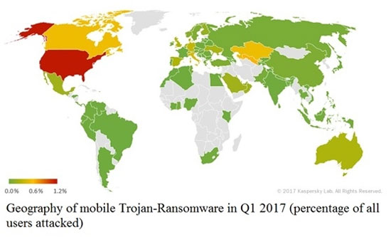 رشد سه برابری حمله باج‌افزارها به گوشی‌ها