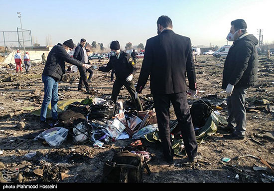 سقوط هواپیمای بوئینگ اوکراینی در جنوب تهران