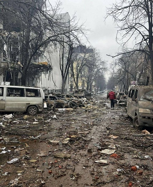 تصاویری تلخ از جنگ روسیه علیه اوکراین در روز نهم