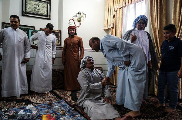 رقص خاص اهوازی‌ها بعد از نماز عید فطر