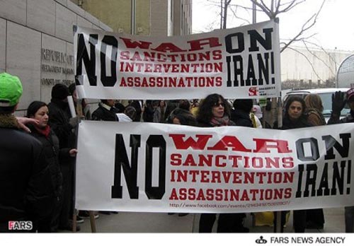 تظاهرات حمایت از ایران در آمریکا + عکس