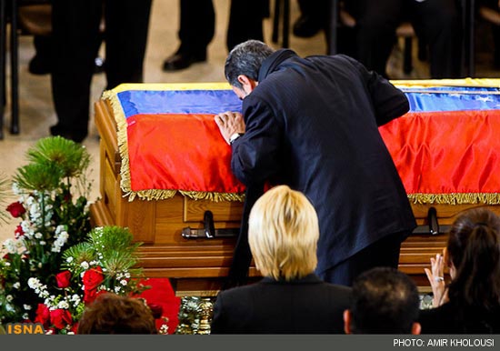 تصاویر: مراسم وداع با هوگو چاوز