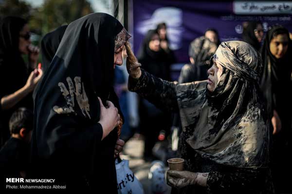 تصاویری از عزاداری لرستانی‎هایِ مقیم تهران