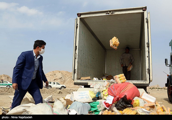 امحا کالاهای قاچاق در مشهد