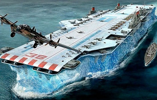 مروری بر داستان کشتی سری بریتانیا که از یخ ساخته شده بود
