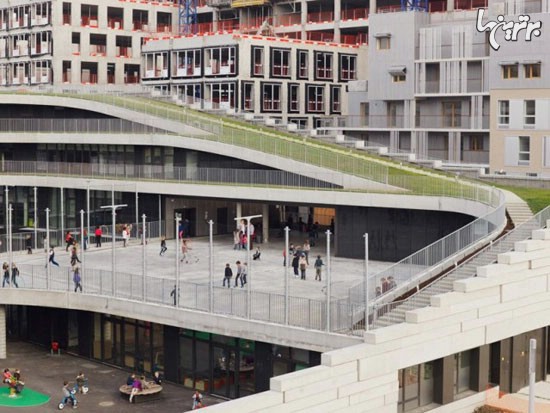 معماری دیدنی مدرسه سبزِ پاریس +عکس