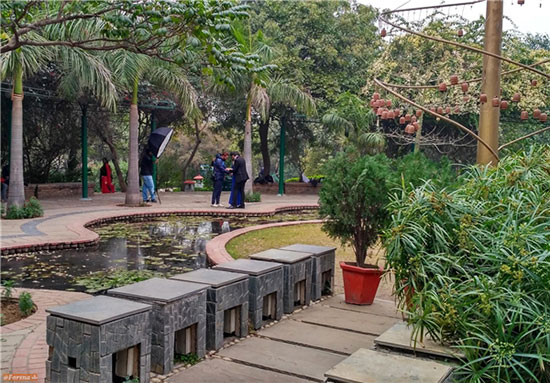 باغ «حواس پنجگانه» مکانی زیبا در شبه‌قاره