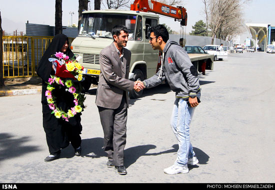 عکس: استقبال از مرزبانان ایرانی در مشهد