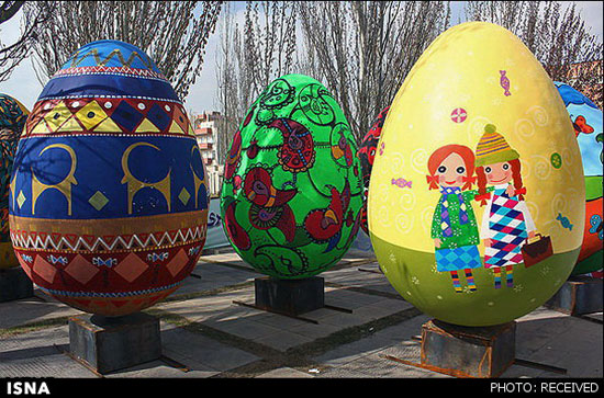 تخم‌مرغ‌ های عید در بوستان‌های تهران