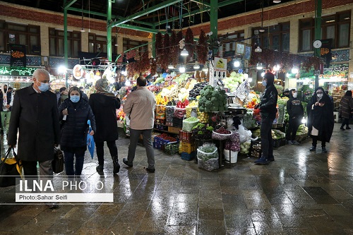 بازار تجریش در آستانه شب یلدا