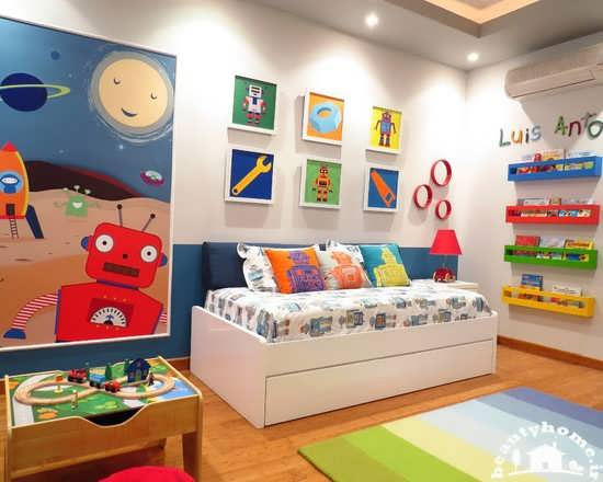 اتاقی پر از انرژی و خلاقیت برای پسربچه‌ها