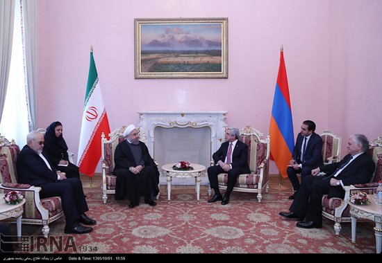 استقبال رسمی از روحانی در ارمنستان