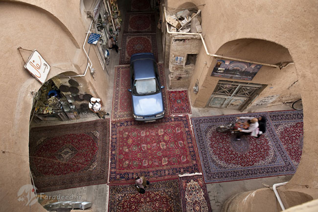 شاهکار متفاوت عکاس ایرانی با فرش