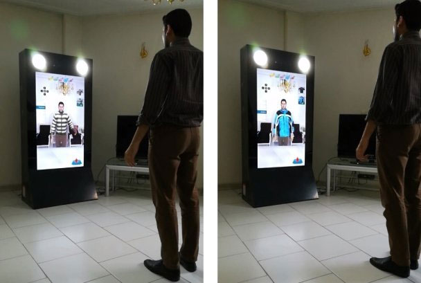 طراحی و ساخت آینه جادویی برای اتاق پرو