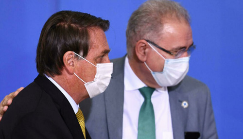 وزیر بهداشت برزیل در سازمان ملل کرونا گرفت