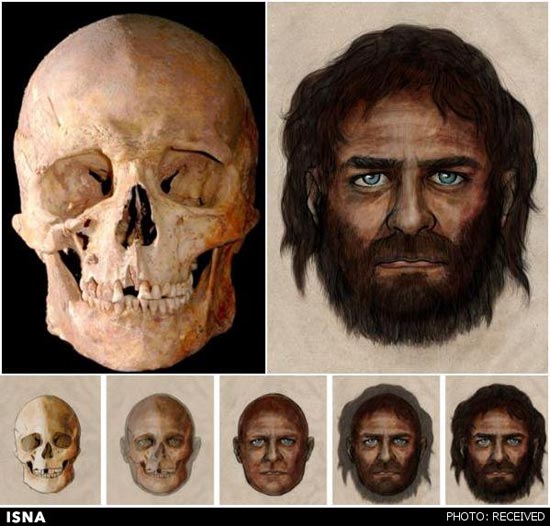 چهره انسانهای اولیه اروپایی +عکس