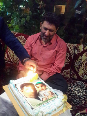 تصاویری از جشن تولد مداح معروف تهرانی