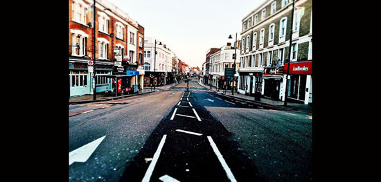 عکس: لندن، شهری خالی در روز کریسمس