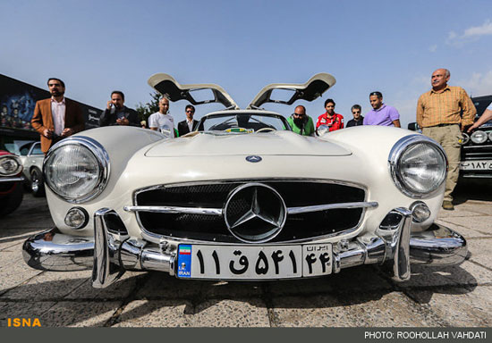 تصاویر: رالی ماشین‌ های کلاسیک در تهران