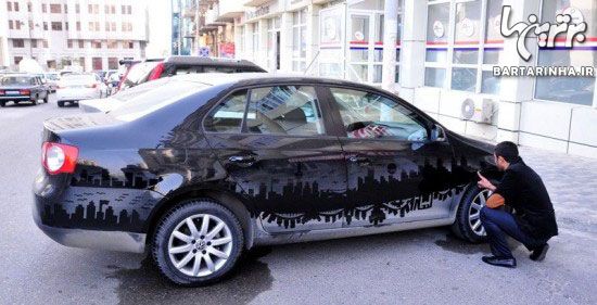 هنرنمایی متصدی پارکینگ با ماشین شما!