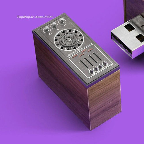 USB هایی با طرح لوازم دوران کودکی