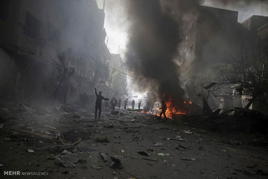 عکس: مرگ و زندگی در دمشق‎