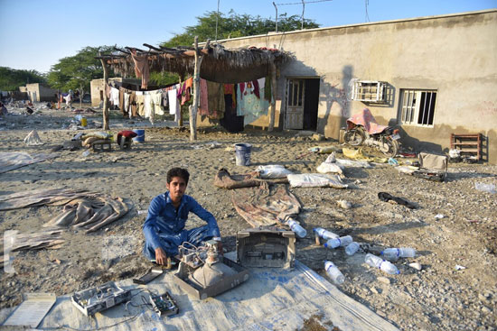 روستا‌های گرفتار در سیلاب بلوچستان