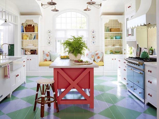 10 رنگ شیک که آشپزخانه را متفاوت می کنند