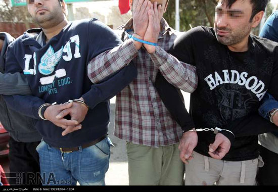 تصاویر بازداشت 101 دزد سابقه دار تهران