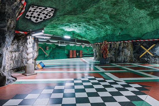 شبکه مترو استکهلم طولانی‌ترین نمایشگاه هنری دنیا است