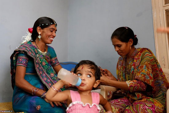 تجارتی به نام اجاره رحم در هند +عکس