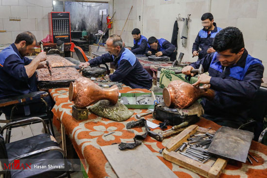 کارگاه‌های تولید صنایع دستی زندان اصفهان