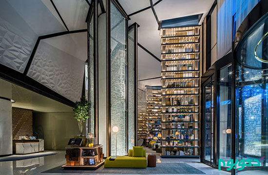 تصاویری از طراحی داخلی هتلی لوکس در چین