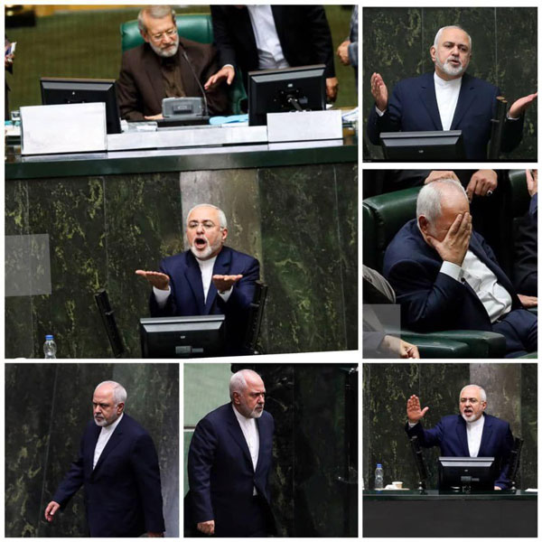 محمدجواد ظریف در مجلس