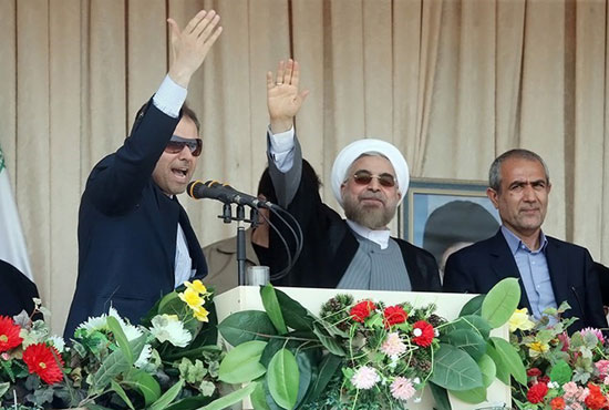 (تصاویر) ورود روحانی به اردبیل