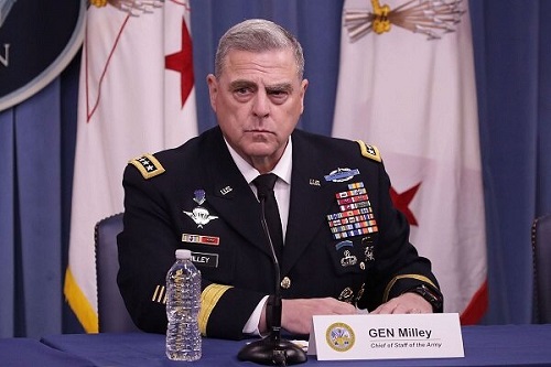ژنرال «میلی» رئیس ستاد مشترک ارتش آمریکا شد