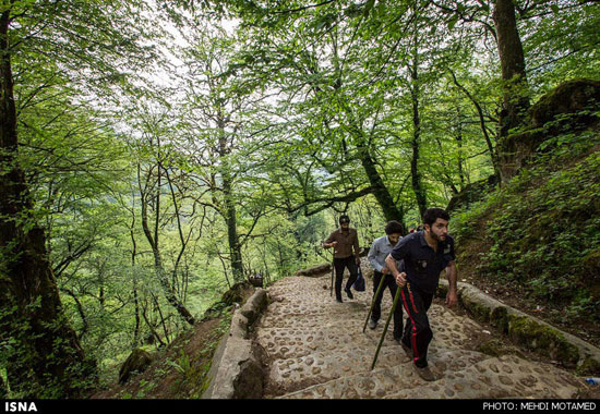 طبیعت قلعه رودخان در نزدیکی فومن - گیلان