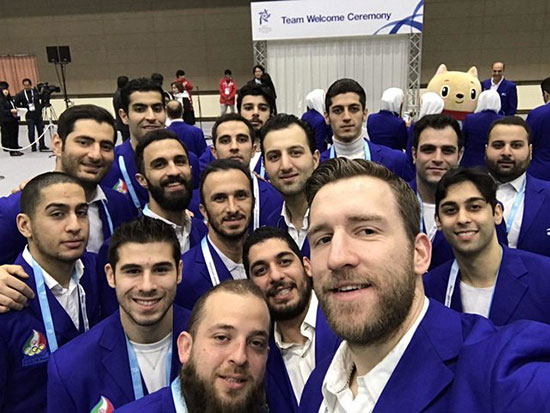 رژه کاروان ایران در المپیک زمستانی ژاپن