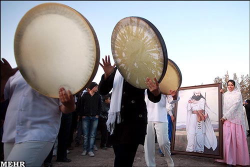 جشن باستانی سده در کرمان / عکس