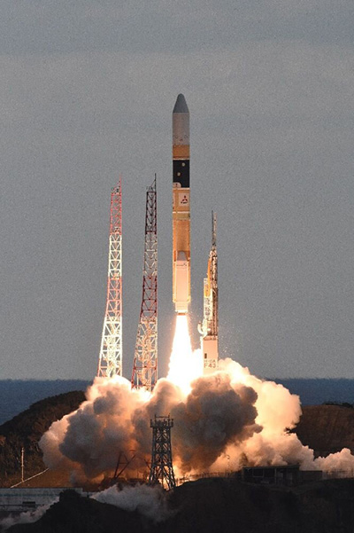 ژاپن ماهواره‌ای ارتباطی لیزری به فضا فرستاد
