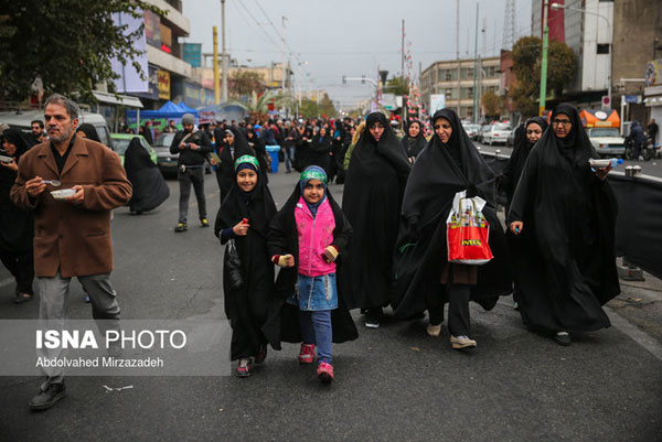 راهپیمایی بزرگ اربعین در تهران