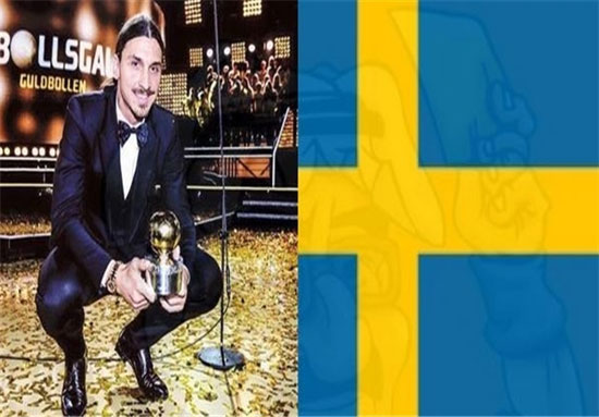 زلاتان بهترین بازیکن سال سوئد شد