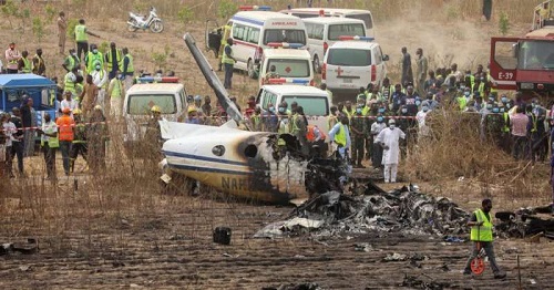 سقوط هواپیمای نظامی در نیجریه ۷کشته داشت