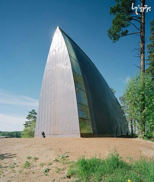 کلیسای منحنی در فنلاند +عکس