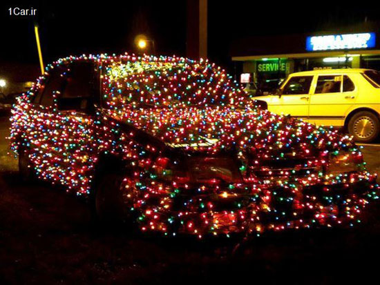 عجایب خودرویی در کریسمس! +عکس