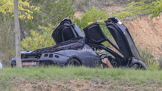 تصاویر جاسوسی از خودرو مک لارن P14
